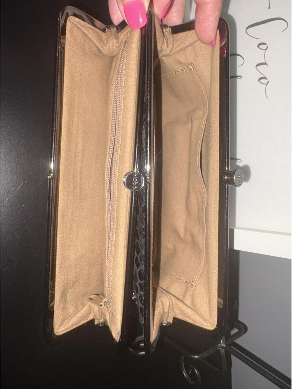 HOBO International Lauren Clutch Wallet Metallic in Limited Edition Snakeskin - Picture 8 of 8
